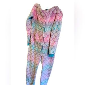 GIRLS PJS ONSIE Sz 14-16 with HOOD